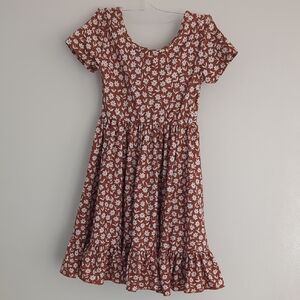 Floral Twirl Dress Size 5 Girls